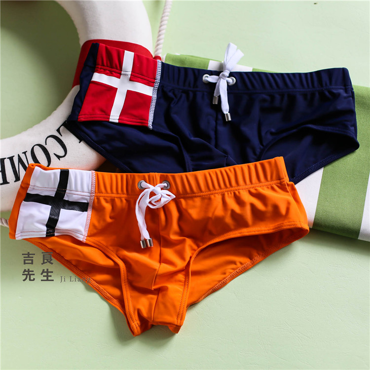  Sluggos  Ʈũ  㸮    ݹ Ƽ   ӿ/Male Sluggos swimming trunks low-waist sexy swimwear spa shorts panties men comfortable underw